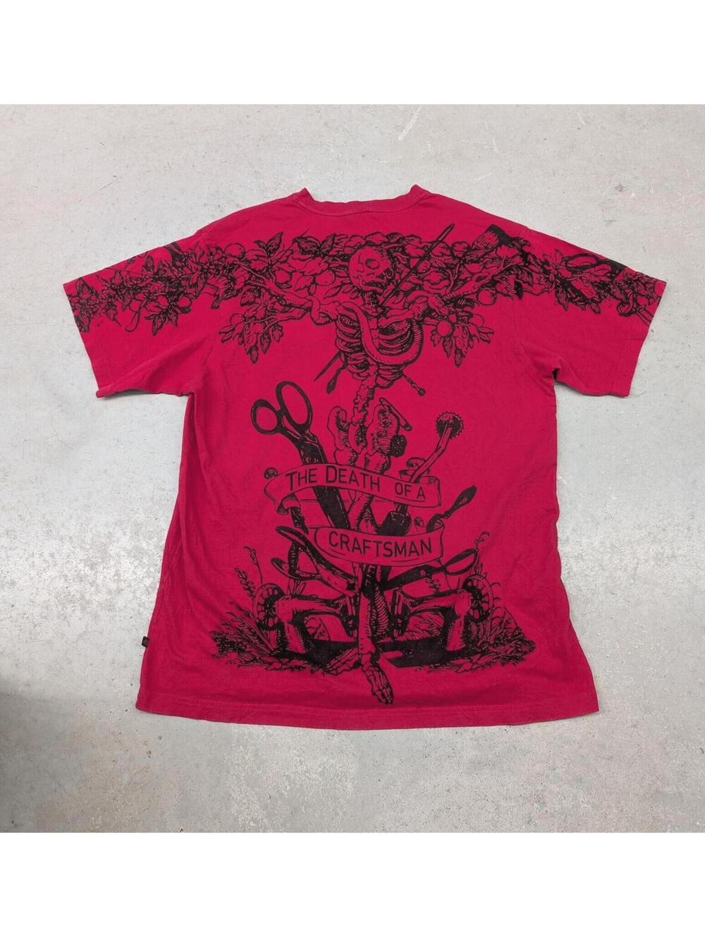 Y2K Artful Dodger The Death of a Craftsman Full Back T-shirt
